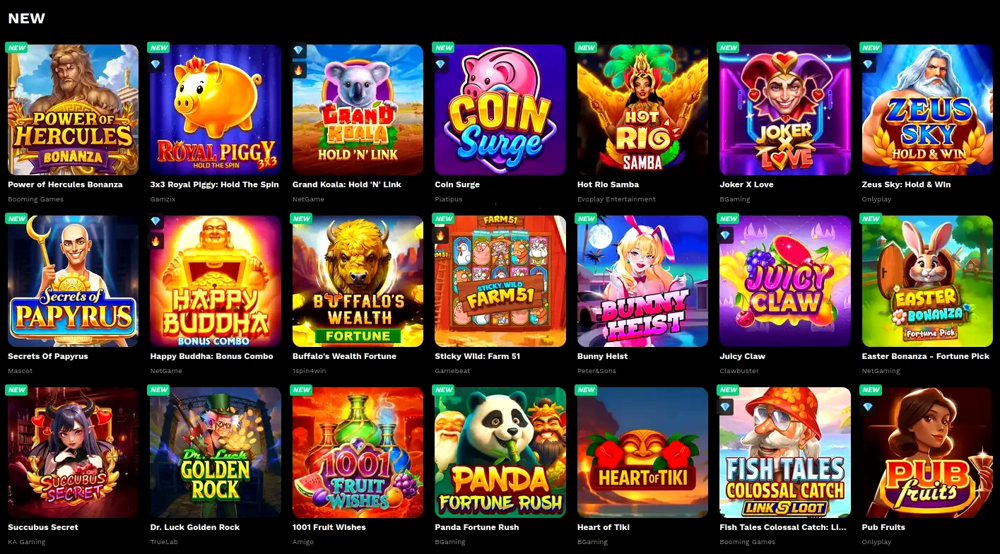 Newlucky mobiel casino spelen op smartphone